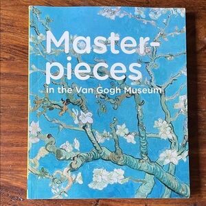 Masterpieces in the Van Gogh Museum Blue Floral Cover Book